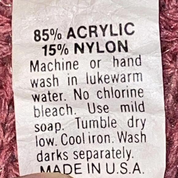 EUC Vintage Pour le Chic Mauve Pink Knit Sweater Vest - Picture 3 of 6